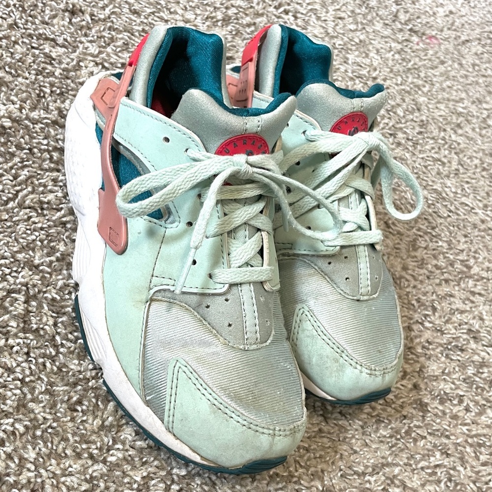 Nike | Huarache Run GS 3Y | 'Jade Ice Red Stardust' | Unisex